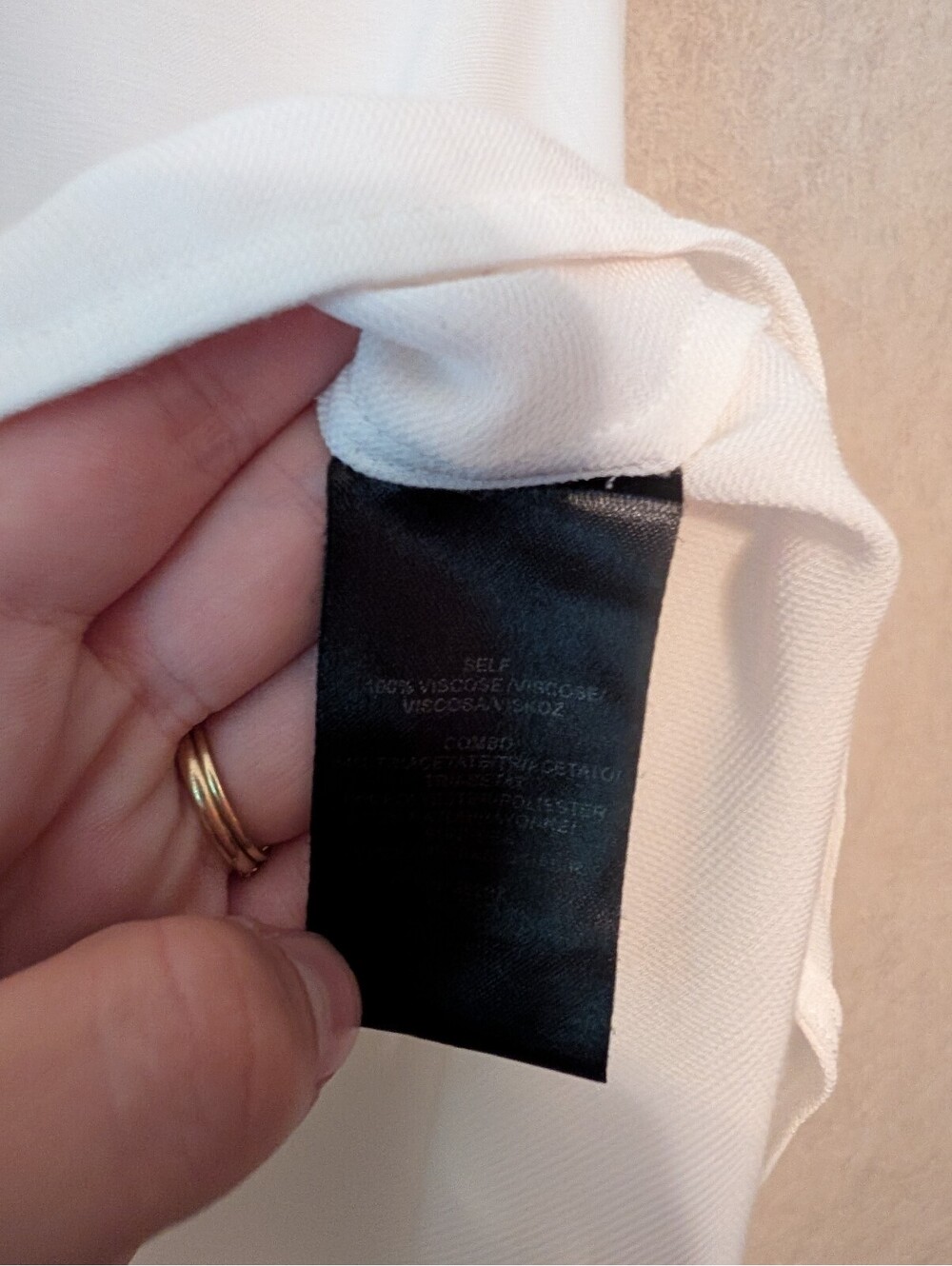 TIBI white long sleeve V-neck blouse sz XS - Picture 4 of 5